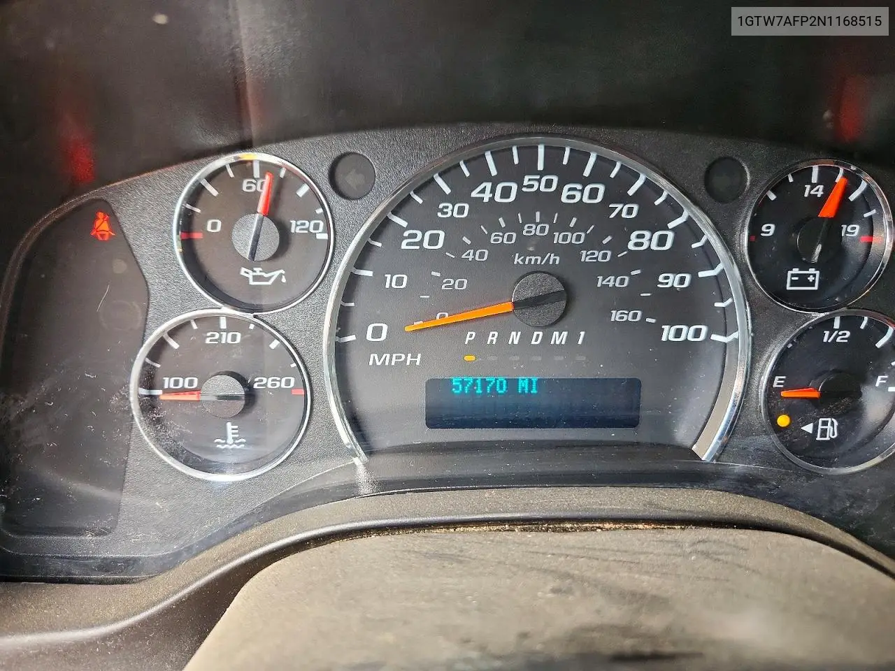 2022 GMC Savana G2500 VIN: 1GTW7AFP2N1168515 Lot: 60857236