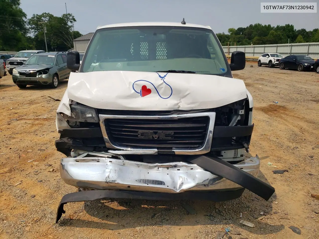 2022 GMC Savana G2500 VIN: 1GTW7AF73N1230942 Lot: 60980136
