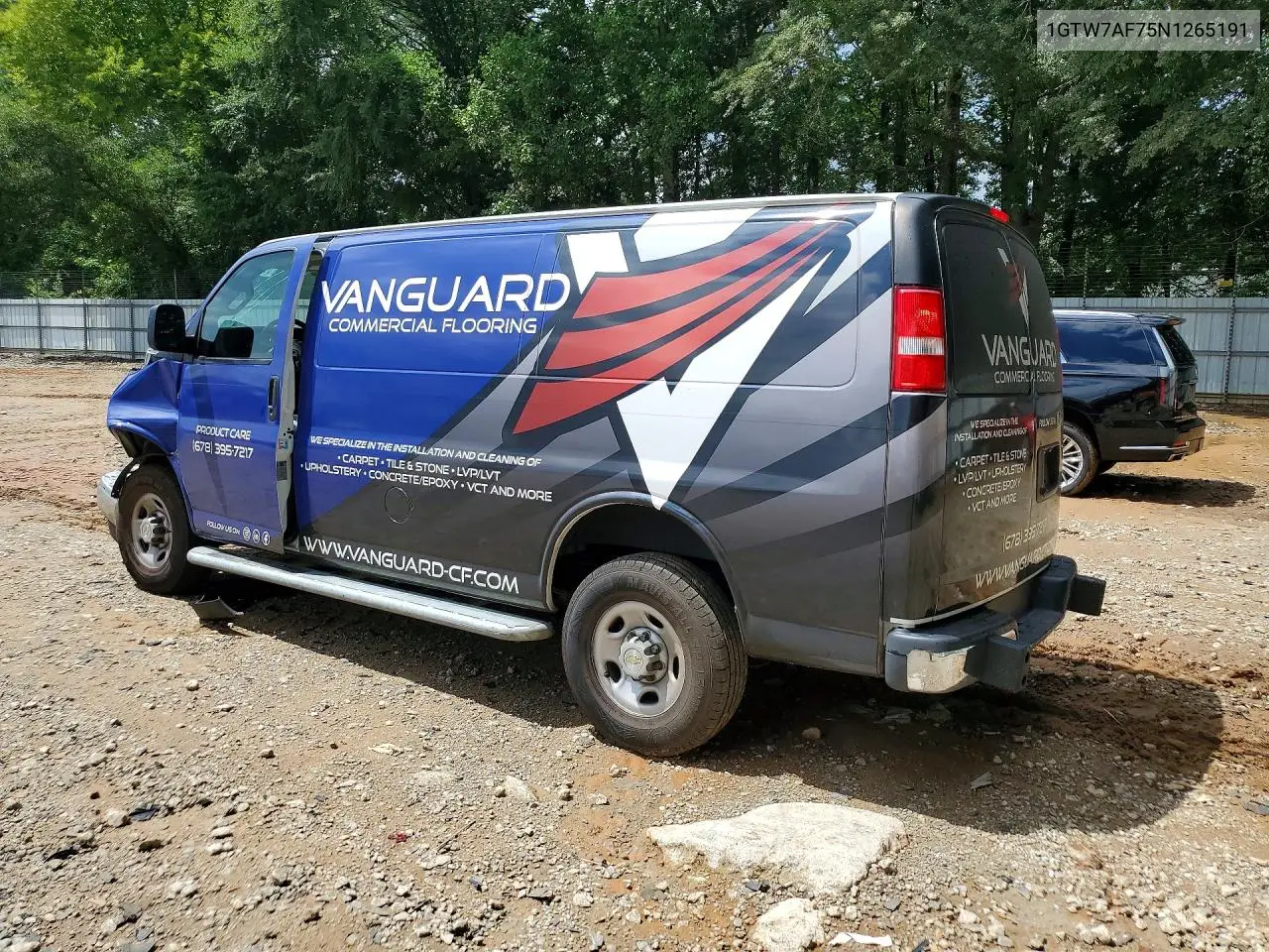 2022 GMC Savana G2500 VIN: 1GTW7AF75N1265191 Lot: 61033216