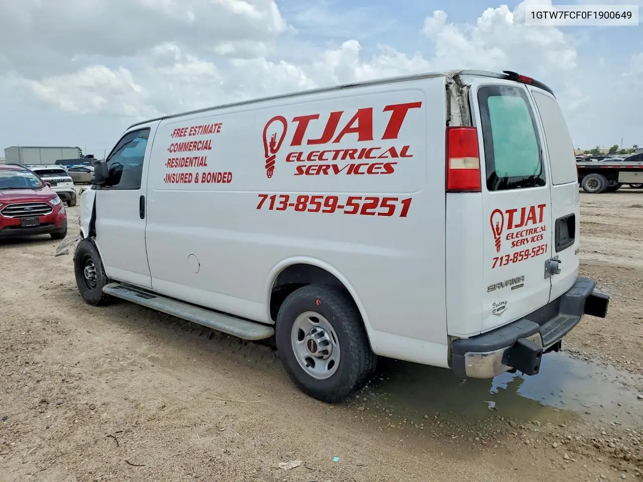 2022 GMC Savana G2500 VIN: 1GTW7FCF0F1900649 Lot: 61045426
