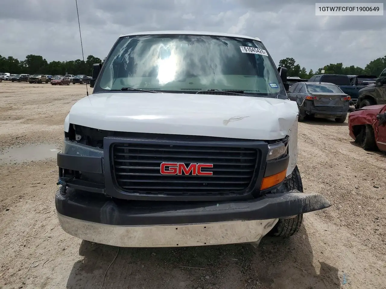 2022 GMC Savana G2500 VIN: 1GTW7FCF0F1900649 Lot: 61045426
