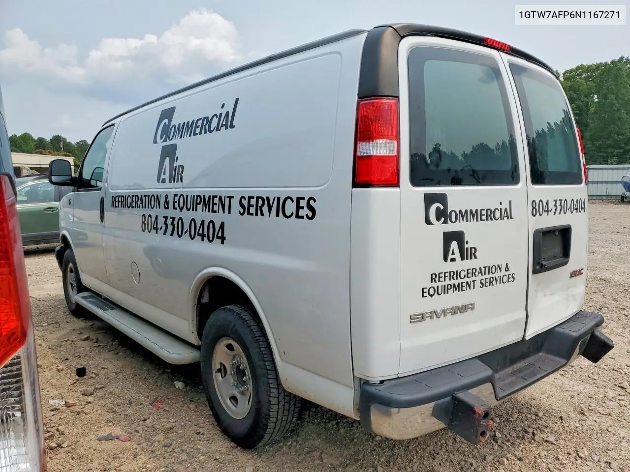 2022 GMC Savana G2500 VIN: 1GTW7AFP6N1167271 Lot: 61146866