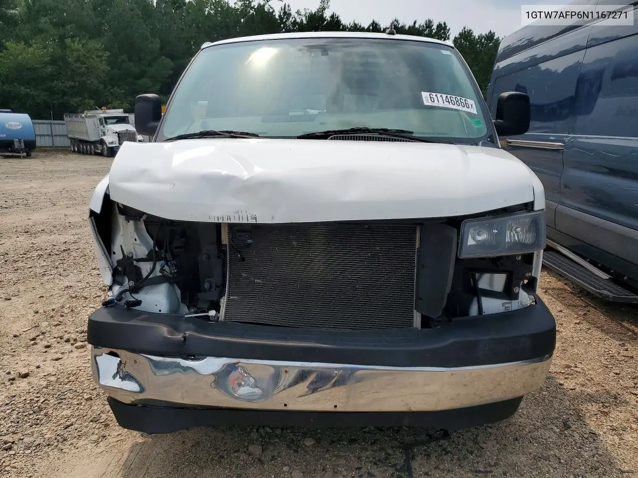 2022 GMC Savana G2500 VIN: 1GTW7AFP6N1167271 Lot: 61146866
