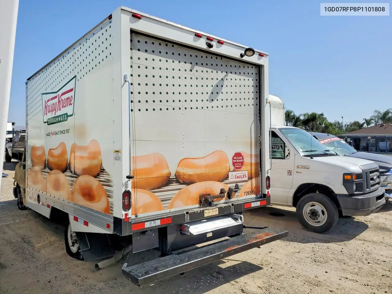2023 GMC Savana Cutaway G3500 VIN: 1GD07RFP8P1101808 Lot: 50460356