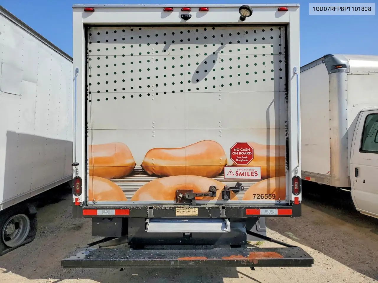 2023 GMC Savana Cutaway G3500 VIN: 1GD07RFP8P1101808 Lot: 50460356