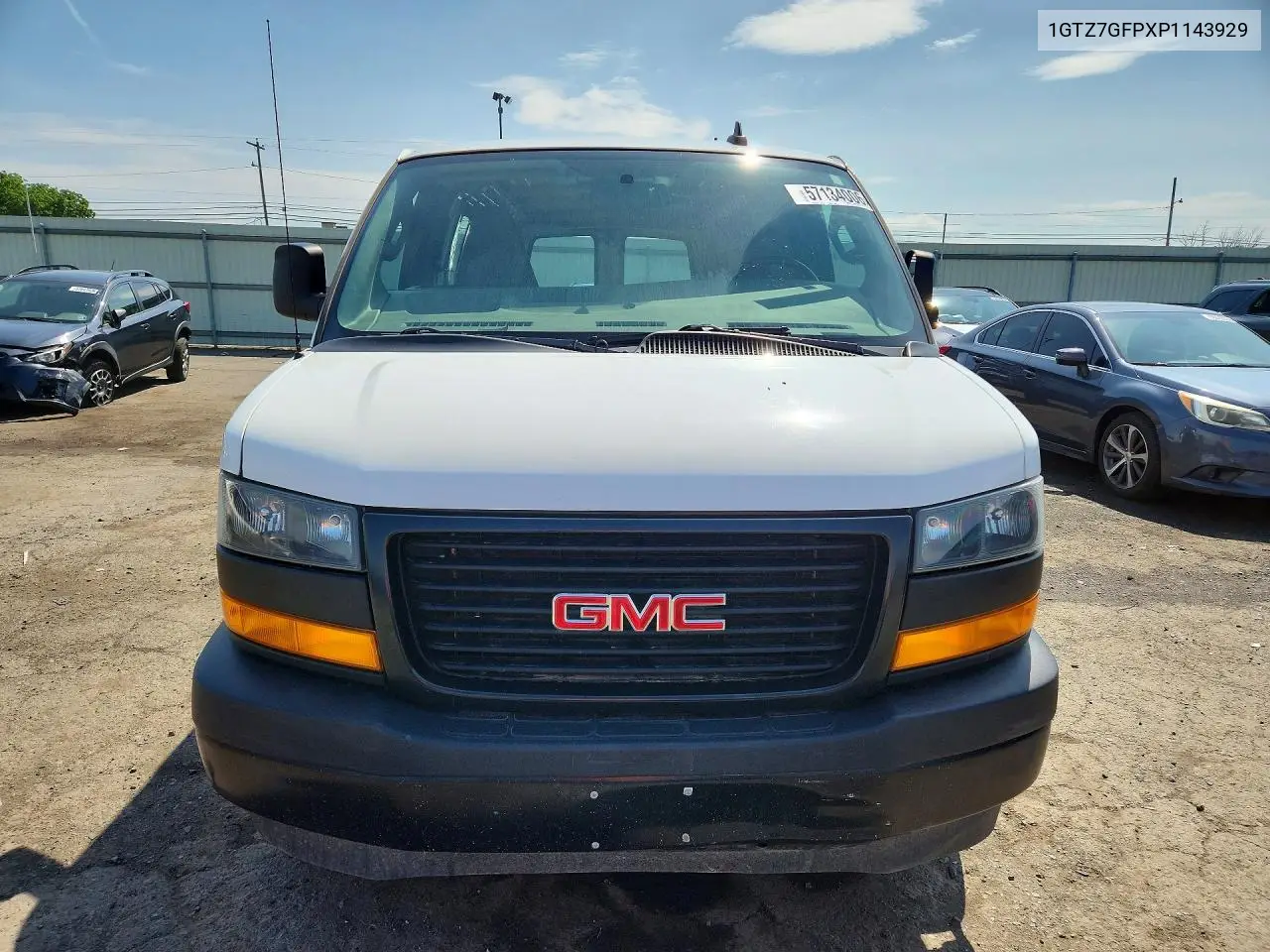 2023 GMC Savana G3500 VIN: 1GTZ7GFPXP1143929 Lot: 57134006