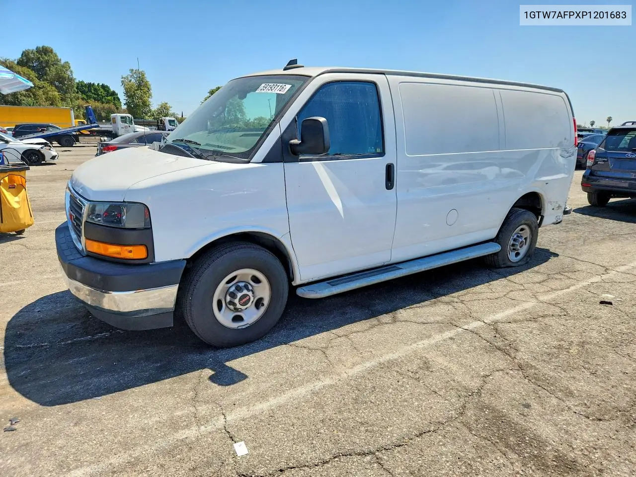 2023 GMC Savana G2500 VIN: 1GTW7AFPXP1201683 Lot: 59193116