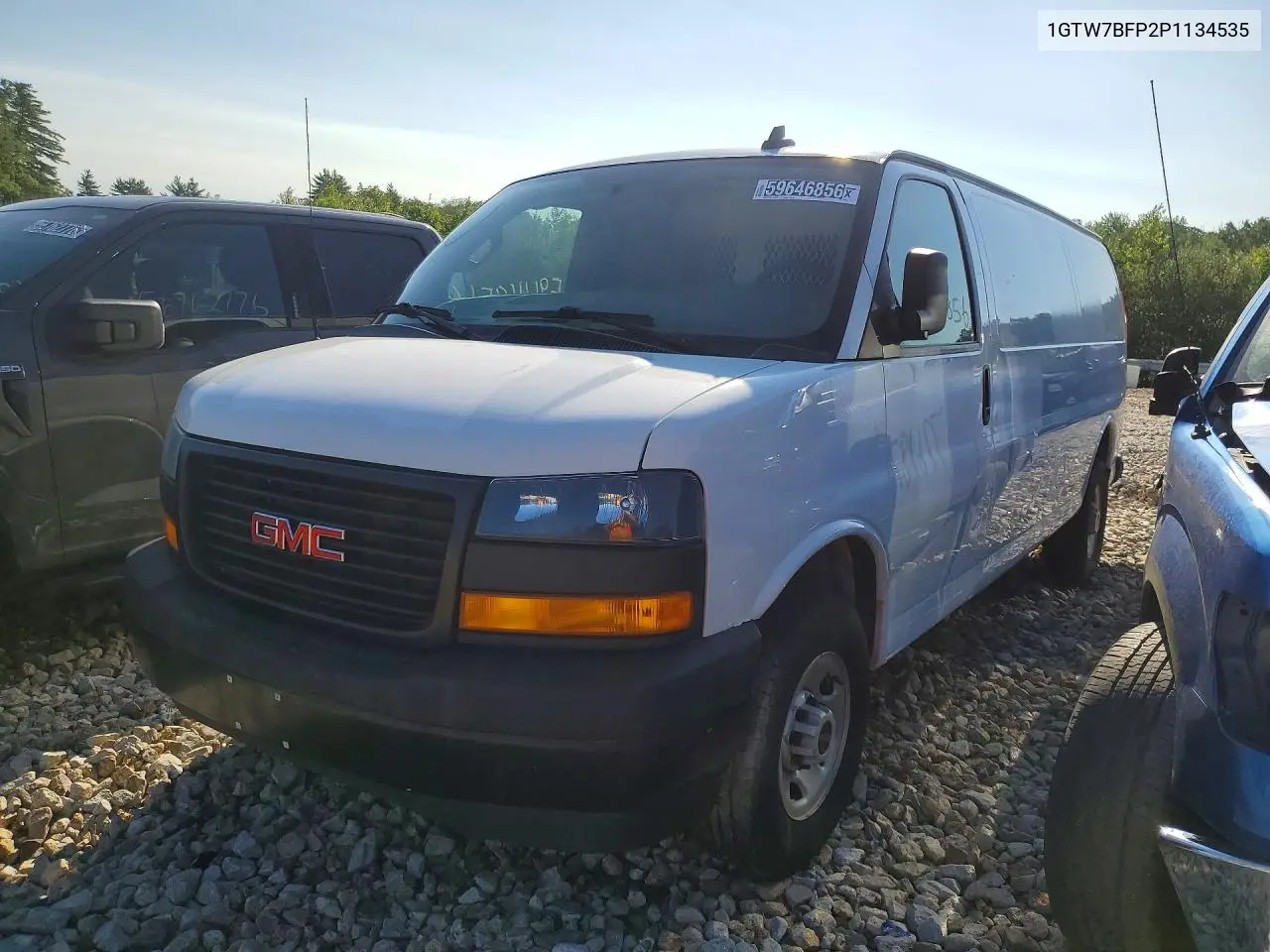 2023 GMC Savana G2500 VIN: 1GTW7BFP2P1134535 Lot: 59646856