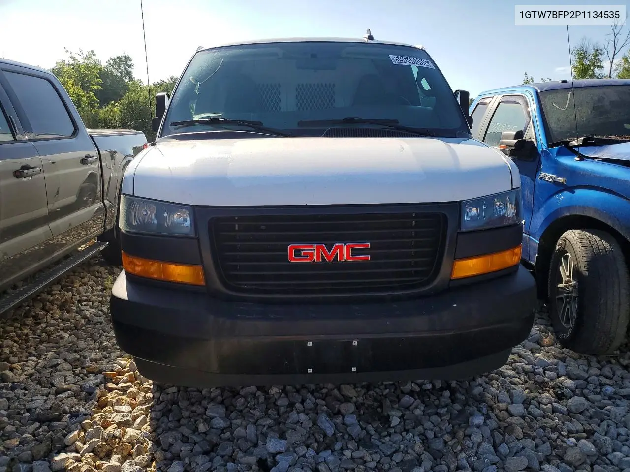 2023 GMC Savana G2500 VIN: 1GTW7BFP2P1134535 Lot: 59646856