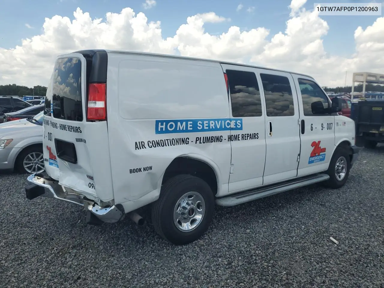 2023 GMC Savana G2500 VIN: 1GTW7AFP0P1200963 Lot: 60001606
