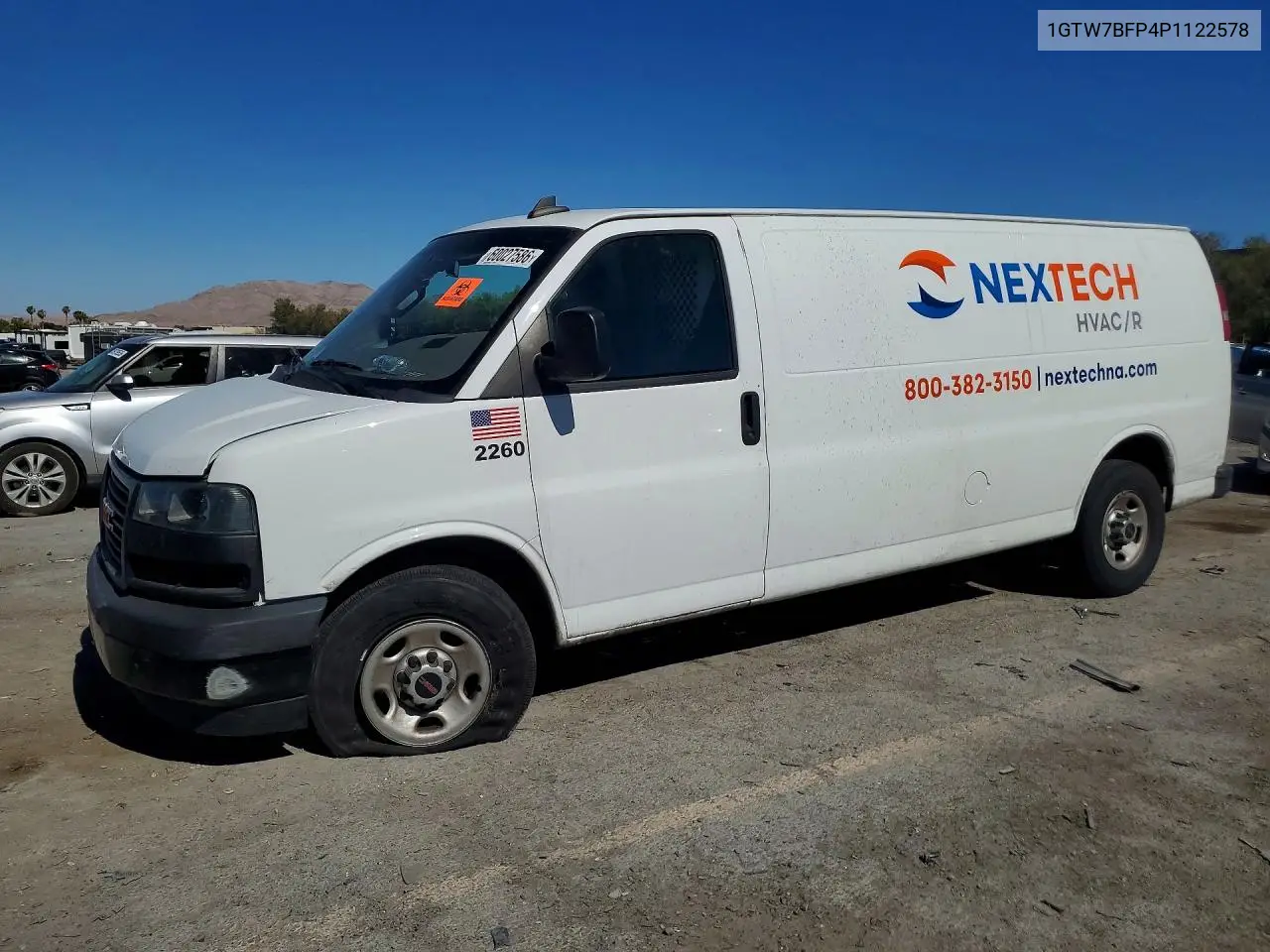 2023 GMC Savana G2500 VIN: 1GTW7BFP4P1122578 Lot: 60027586