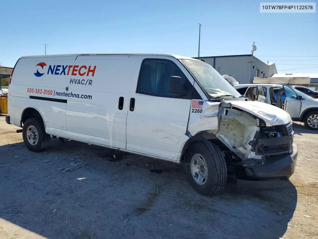 2023 GMC Savana G2500 VIN: 1GTW7BFP4P1122578 Lot: 60027586