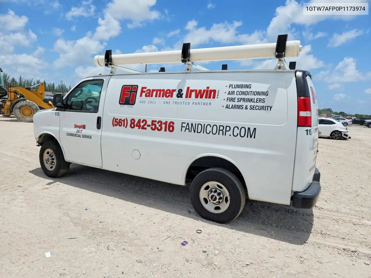2023 GMC Savana G2500 VIN: 1GTW7AFP0P1173974 Lot: 60062396