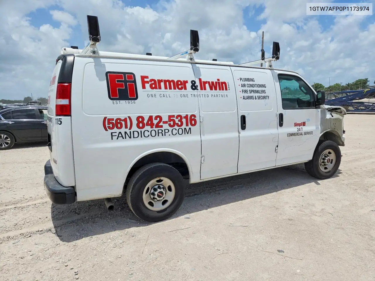 2023 GMC Savana G2500 VIN: 1GTW7AFP0P1173974 Lot: 60062396