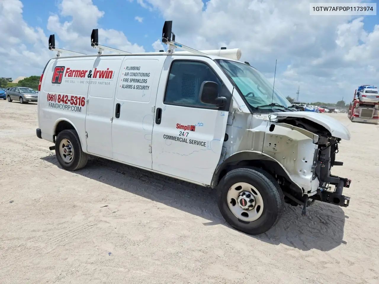 2023 GMC Savana G2500 VIN: 1GTW7AFP0P1173974 Lot: 60062396
