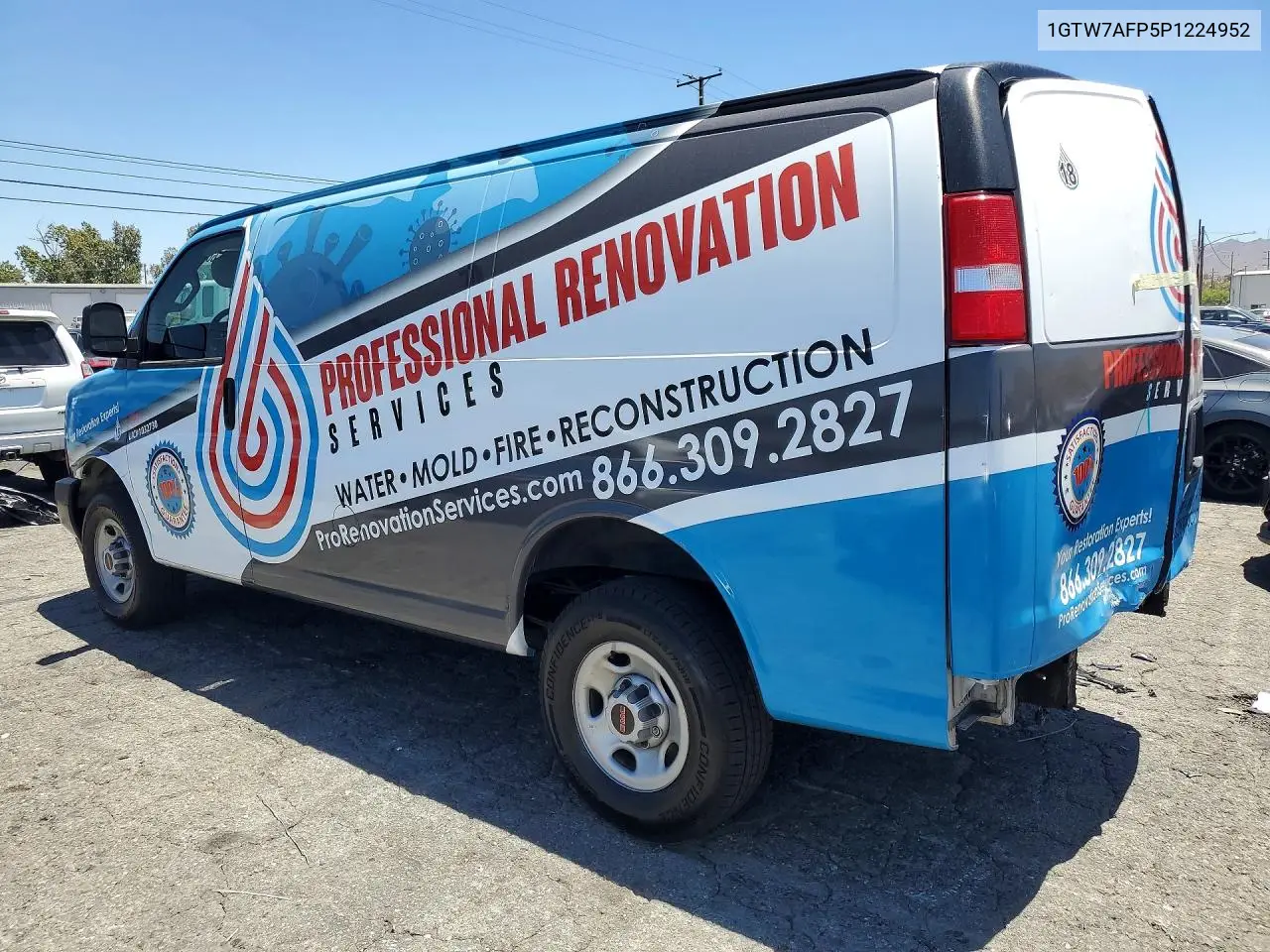 2023 GMC Savana G2500 VIN: 1GTW7AFP5P1243324 Lot: 60175796