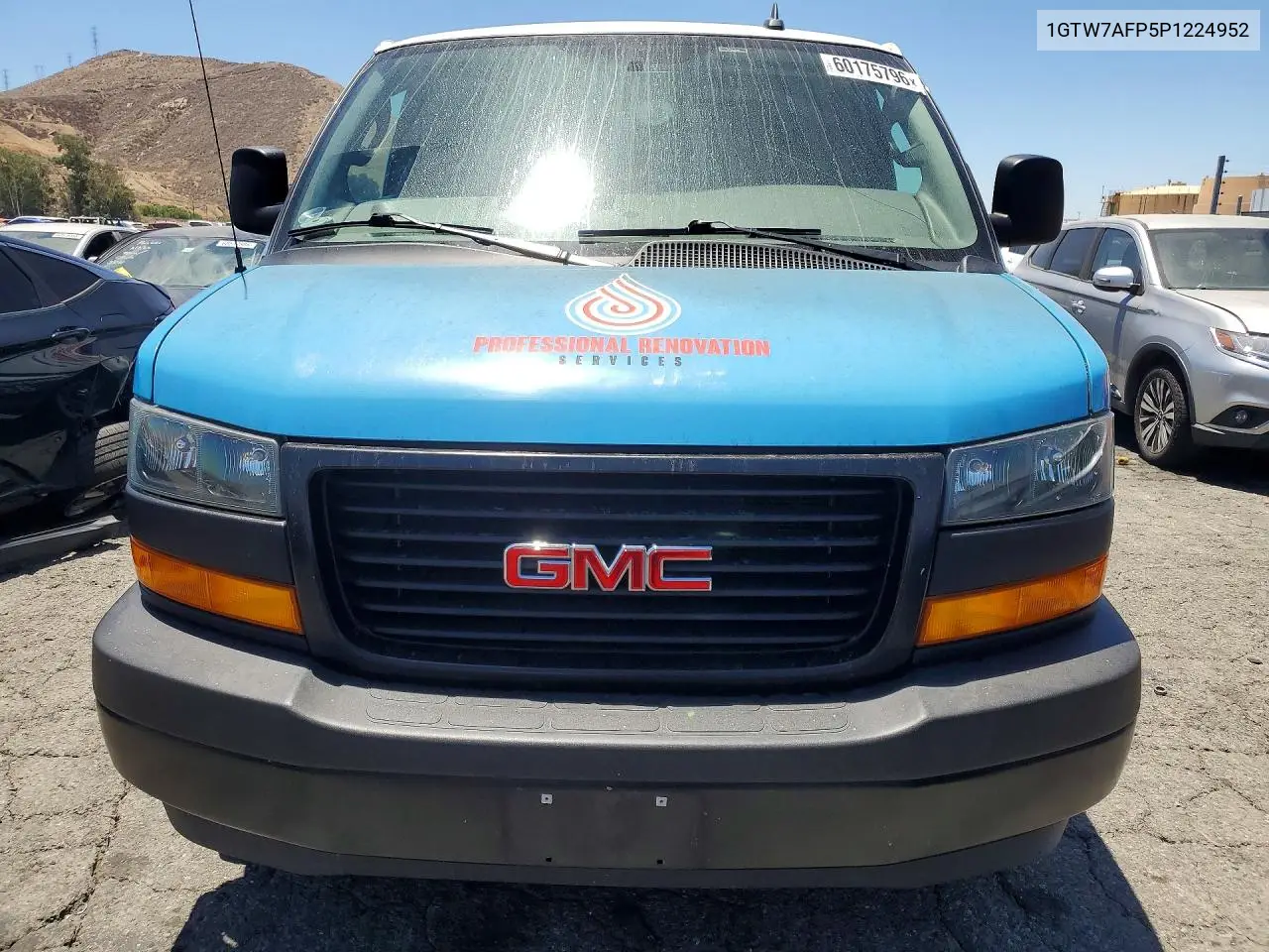 2023 GMC Savana G2500 VIN: 1GTW7AFP5P1243324 Lot: 60175796