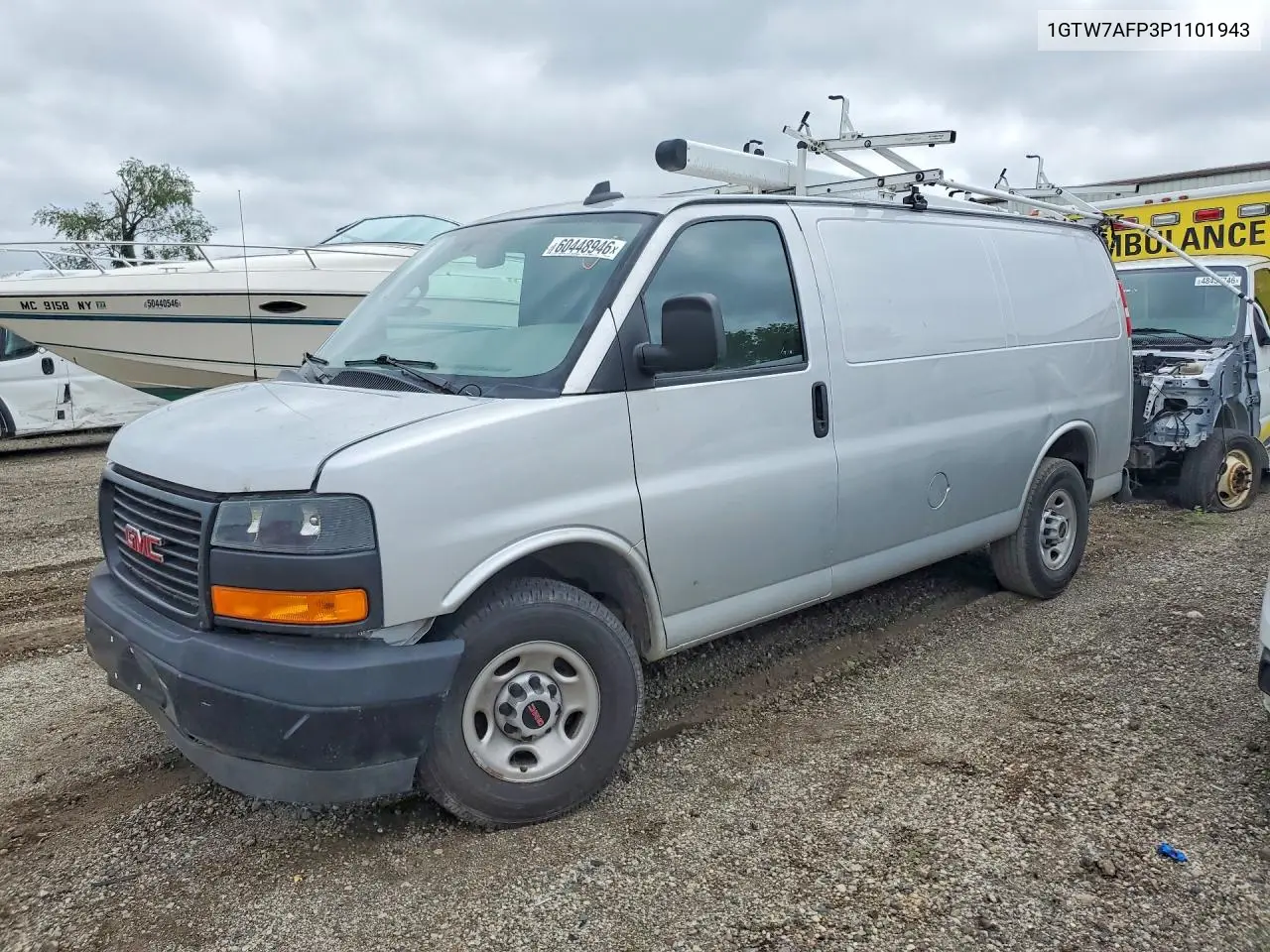 2023 GMC Savana G2500 VIN: 1GTW7AFP3P1101943 Lot: 60448946