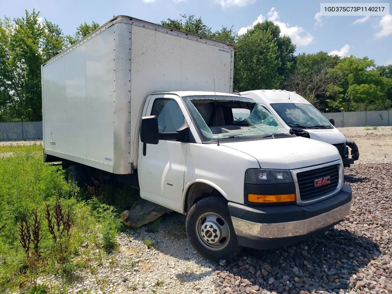 2023 GMC Savana Cutaway G3500 VIN: 1GD37SC73P1140217 Lot: 60855976