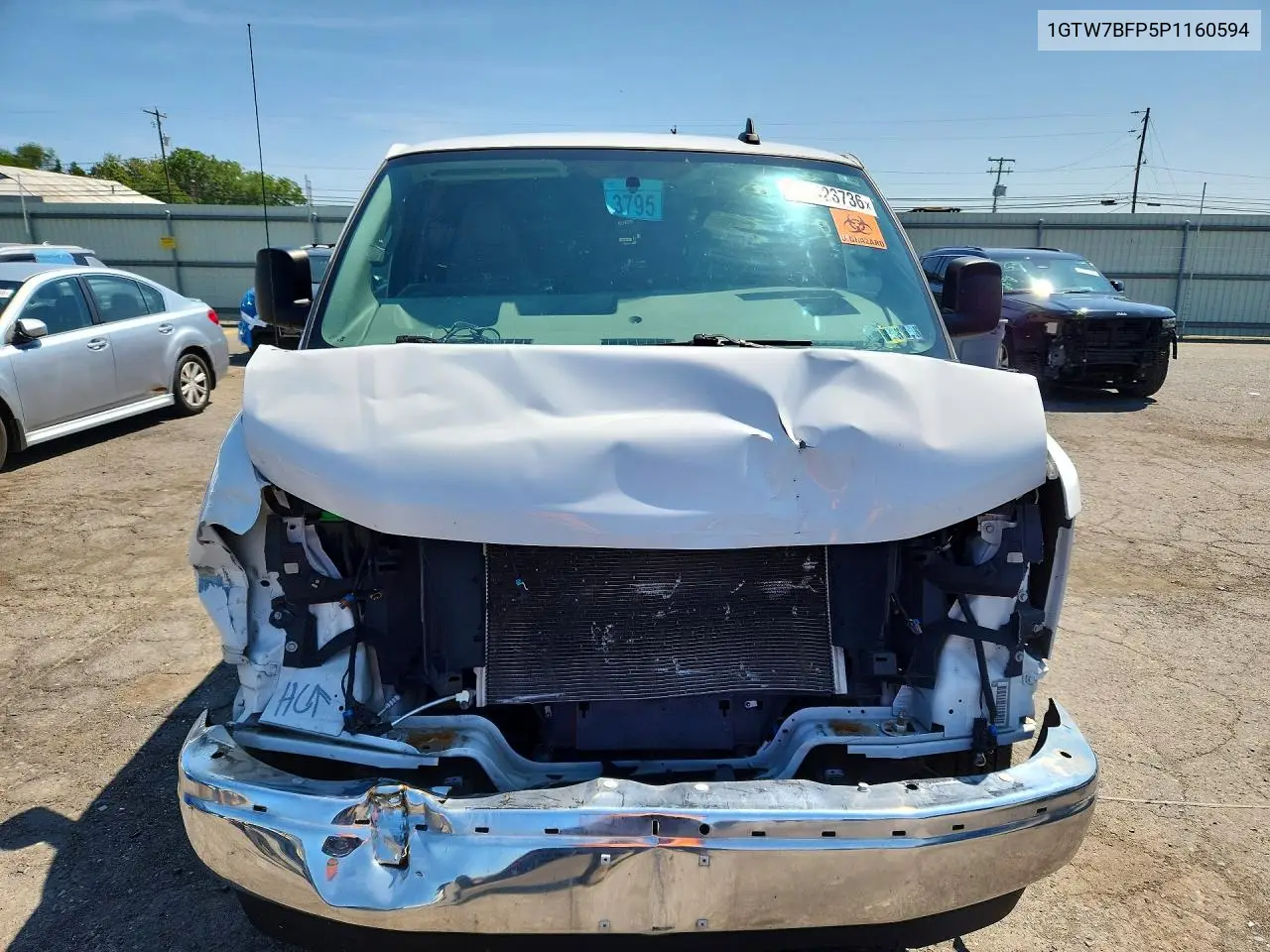 2023 GMC Savana G2500 VIN: 1GTW7BFP5P1160594 Lot: 61423736