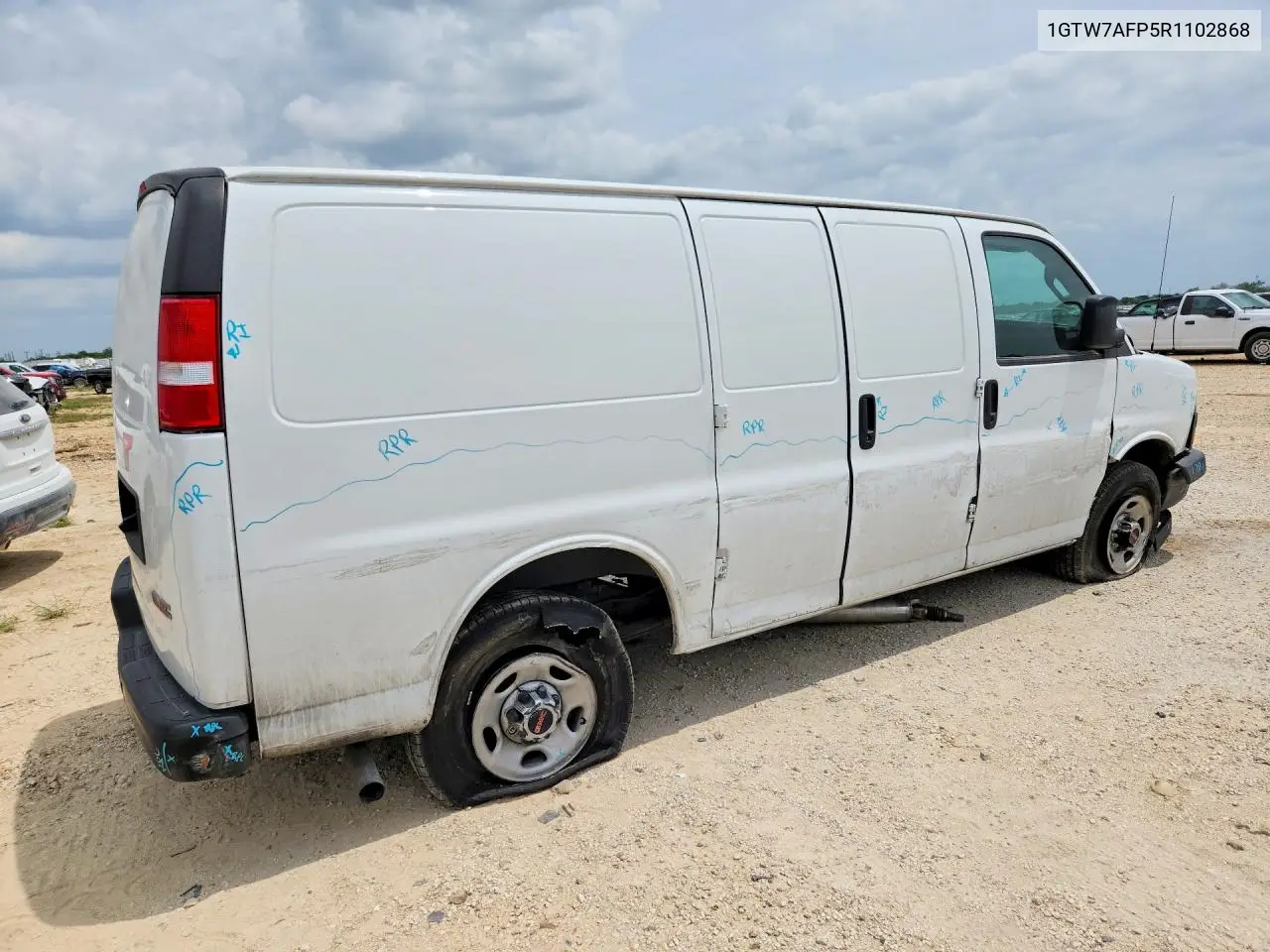 2024 GMC Savana 2500 Cargo Delivery Van VIN: 1GTW7AFP5R1102868 Lot: 47199166