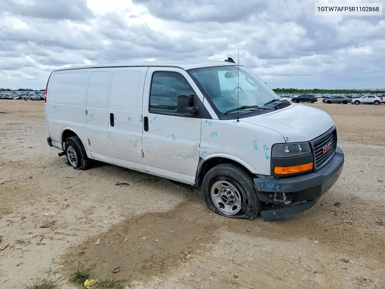 2024 GMC Savana 2500 Cargo Delivery Van VIN: 1GTW7AFP5R1102868 Lot: 47199166