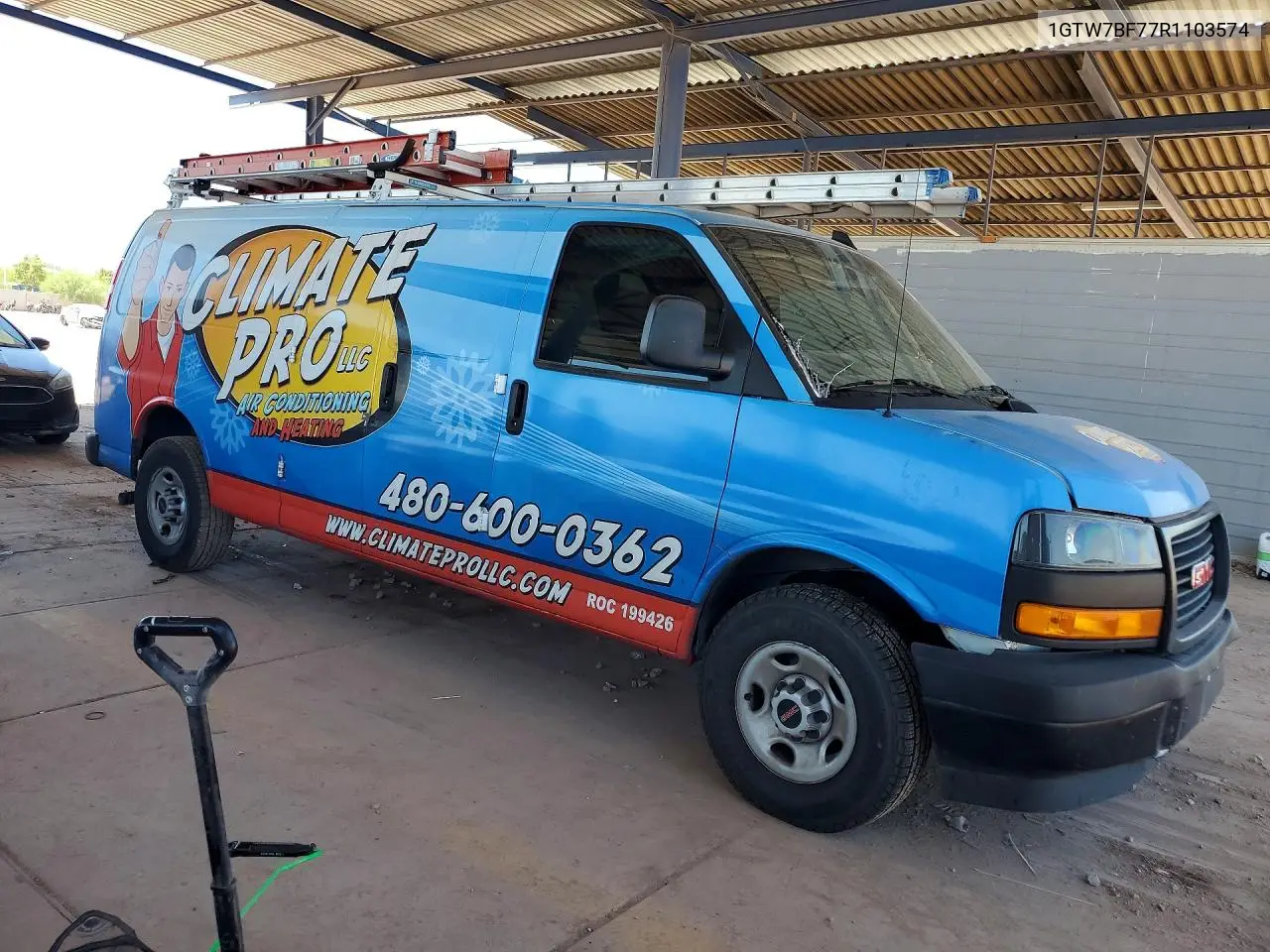2024 GMC Savana G2500 VIN: 1GTW7BF77R1103574 Lot: 59953676