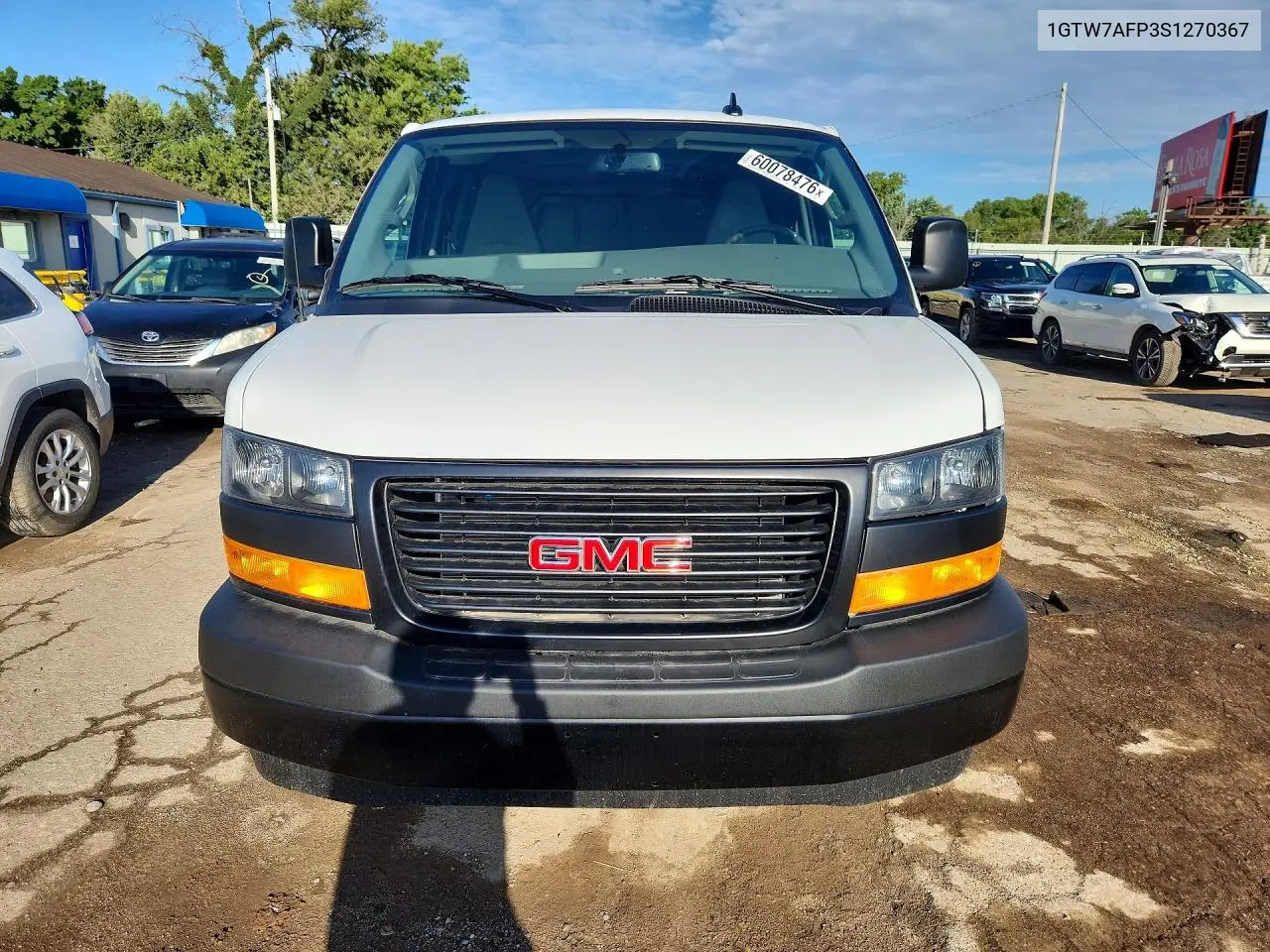 2025 GMC Savana G2500 VIN: 1GTW7AFP3S1270367 Lot: 60078476