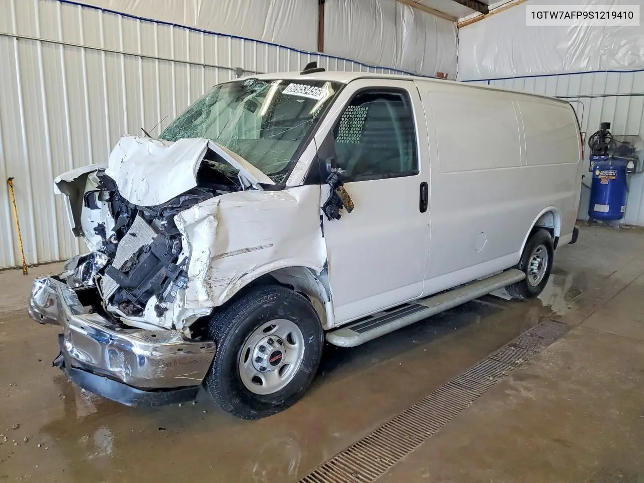 2025 GMC Savana 2500 Cargo Delivery Van VIN: 1GTW7AFP9S1219410 Lot: 60953456