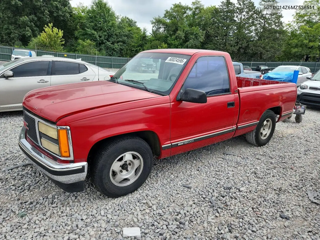 1991 GMC Sierra C1500 VIN: 1GTDC14Z6MZ536511 Lot: 60024596