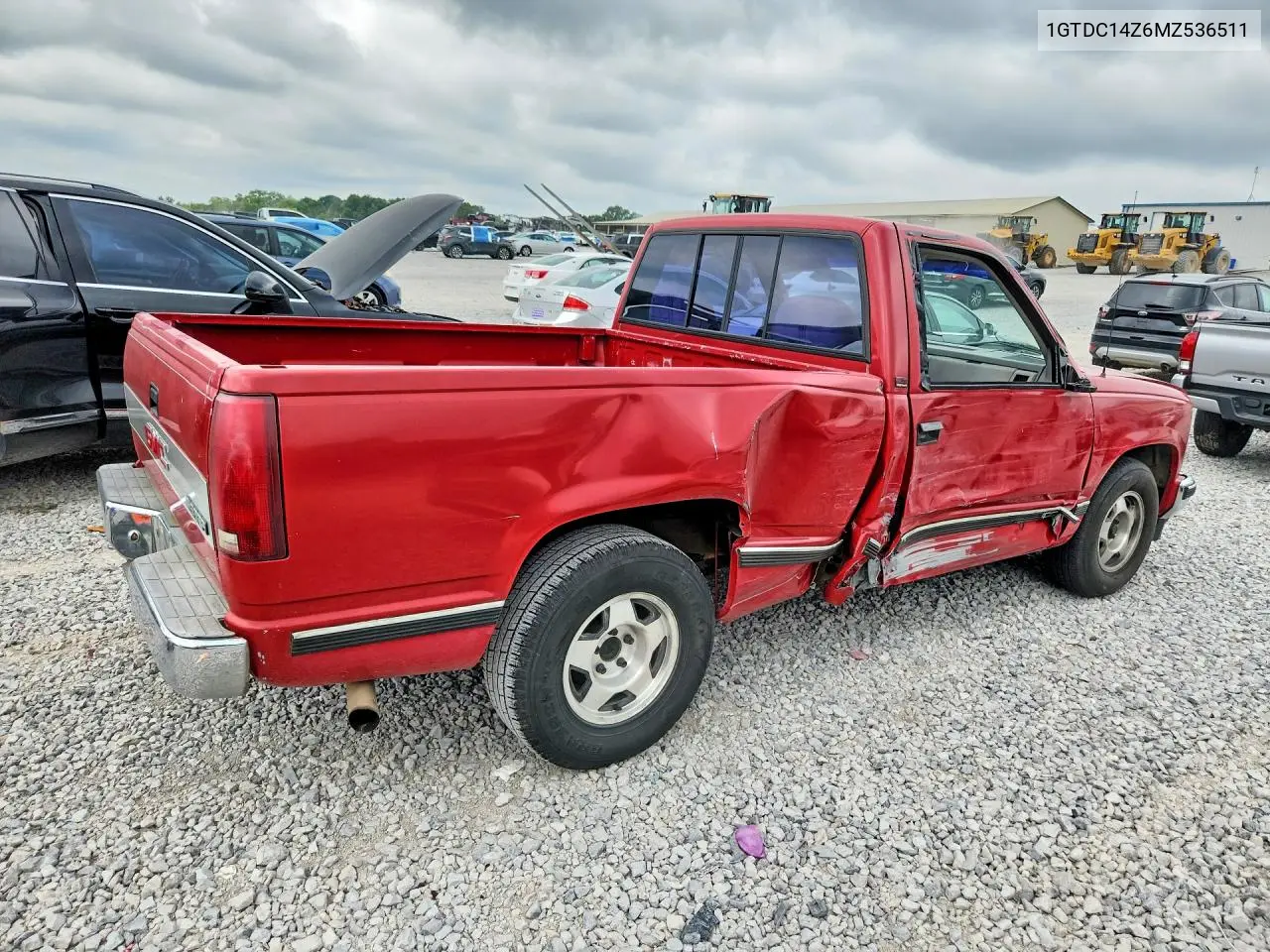 1991 GMC Sierra C1500 VIN: 1GTDC14Z6MZ536511 Lot: 60024596