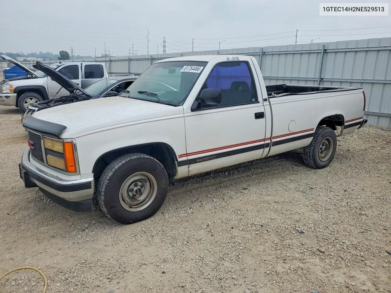 1992 GMC Sierra C1500 VIN: 1GTEC14H2NE529513 Lot: 61754466