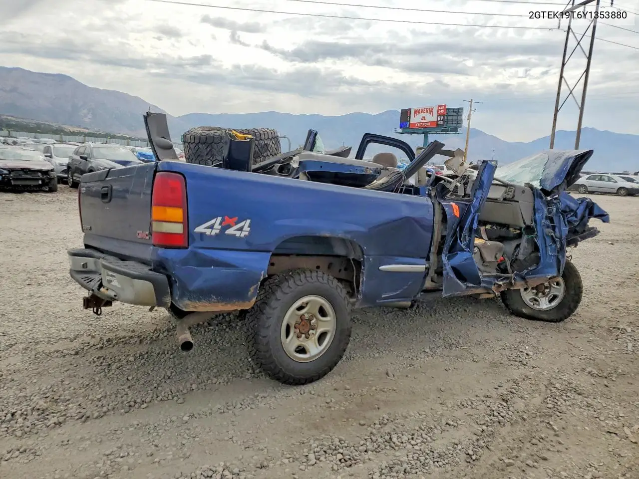 2000 GMC New Sierra K1500 VIN: 2GTEK19T6Y1353880 Lot: 60984396
