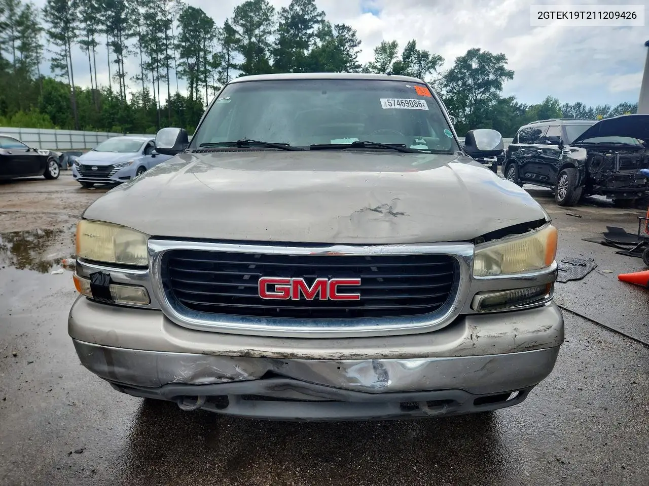 2001 GMC New Sierra K1500 VIN: 2GTEK19T211209426 Lot: 57469086