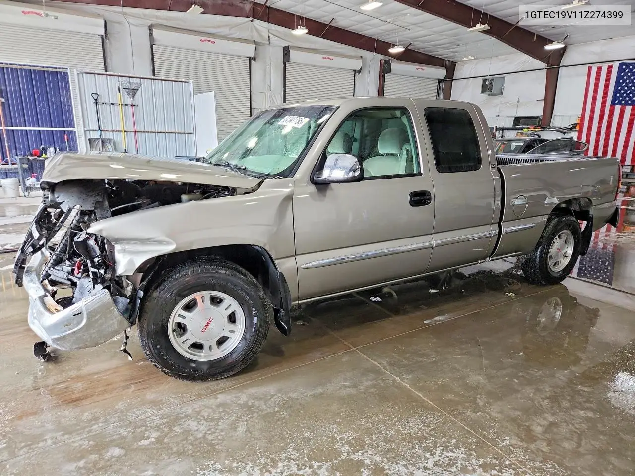 2001 GMC New Sierra C1500 VIN: 1GTEC19V11Z274399 Lot: 61347756