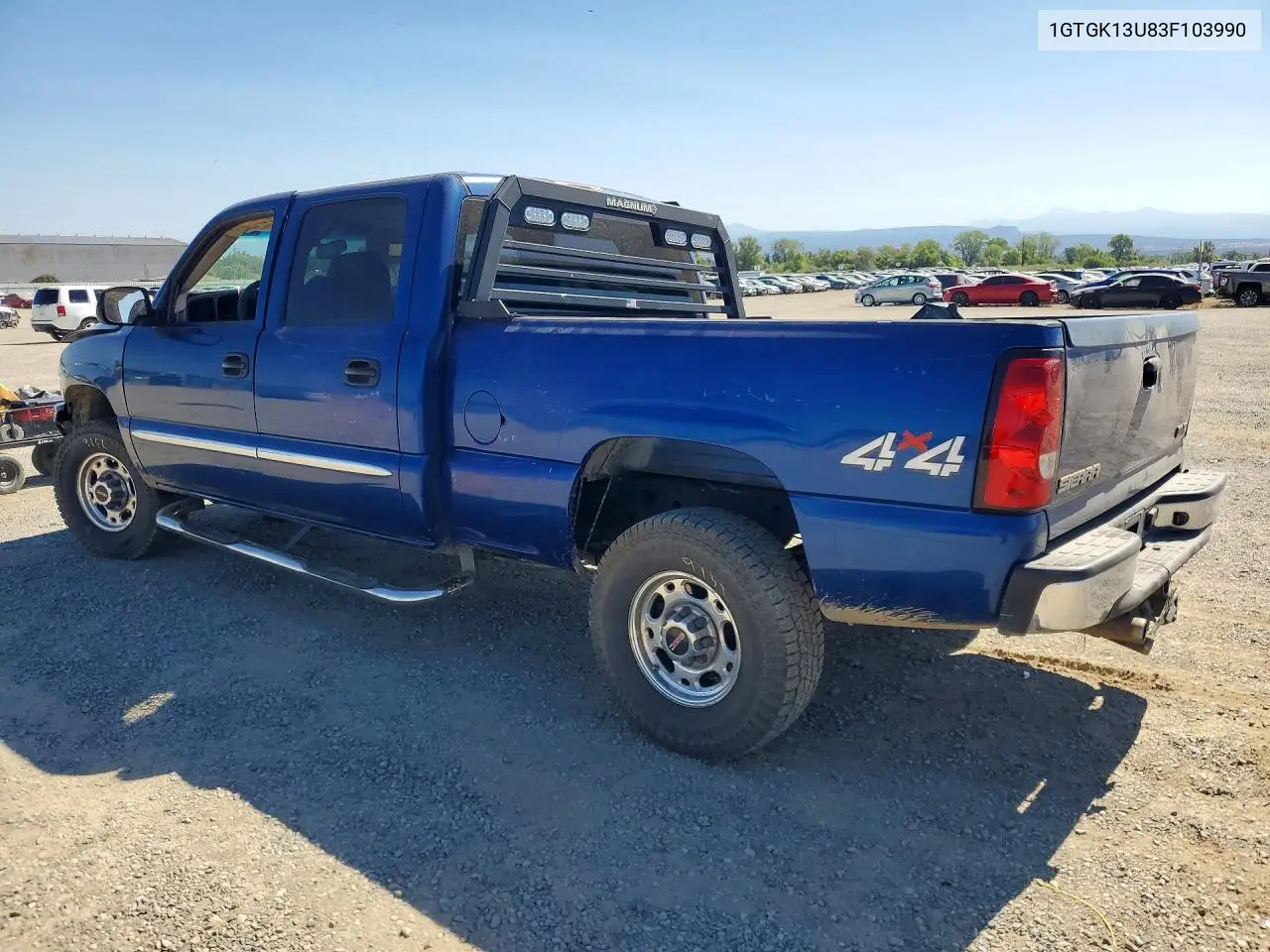2003 GMC Sierra K1500 Heavy Duty VIN: 1GTGK13U83F103990 Lot: 61636946