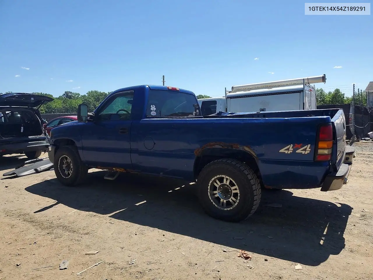2004 GMC New Sierra K1500 VIN: 1GTEK14X54Z189291 Lot: 55542066