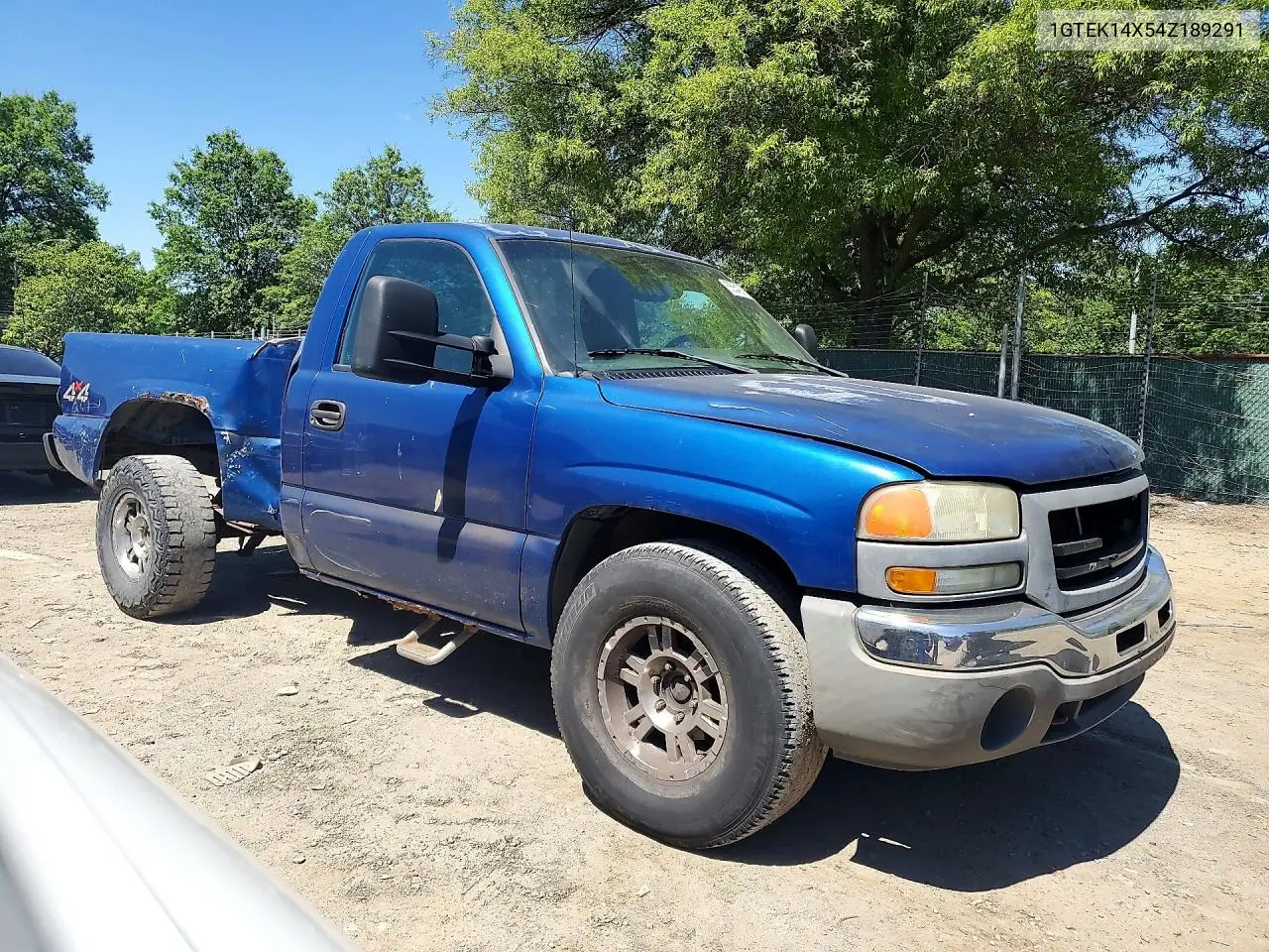 2004 GMC New Sierra K1500 VIN: 1GTEK14X54Z189291 Lot: 55542066