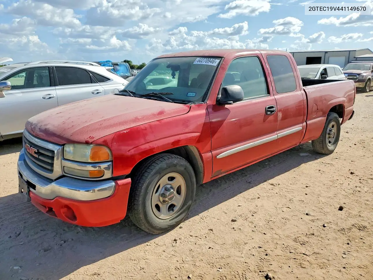 2004 GMC New Sierra C1500 VIN: 2GTEC19V441149670 Lot: 60270946