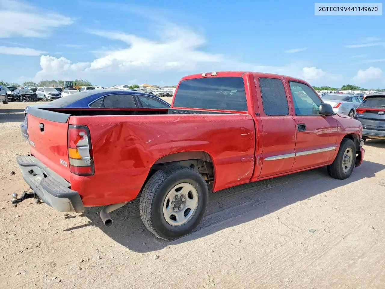 2004 GMC New Sierra C1500 VIN: 2GTEC19V441149670 Lot: 60270946