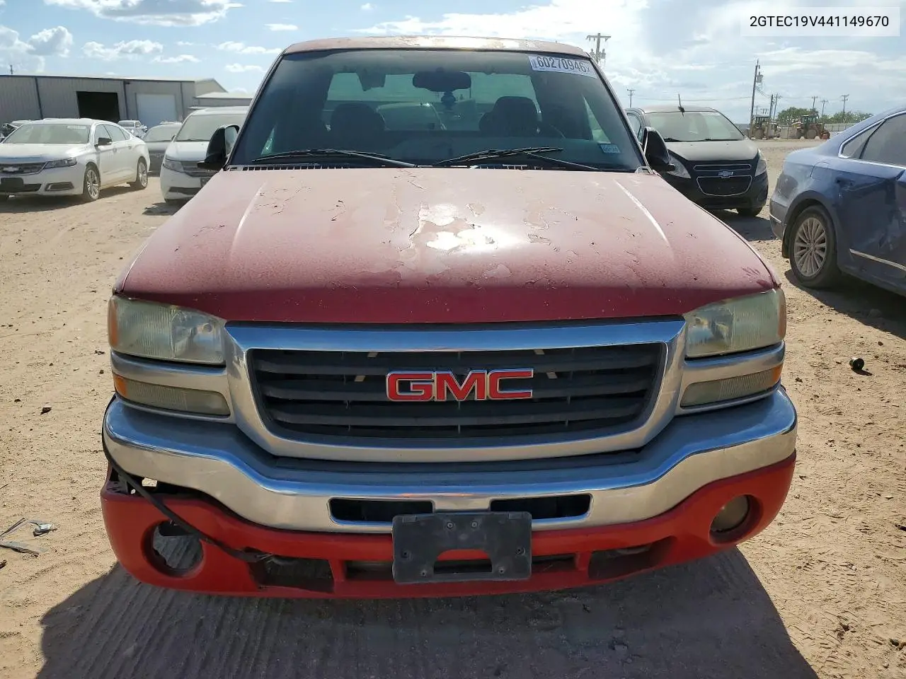 2004 GMC New Sierra C1500 VIN: 2GTEC19V441149670 Lot: 60270946