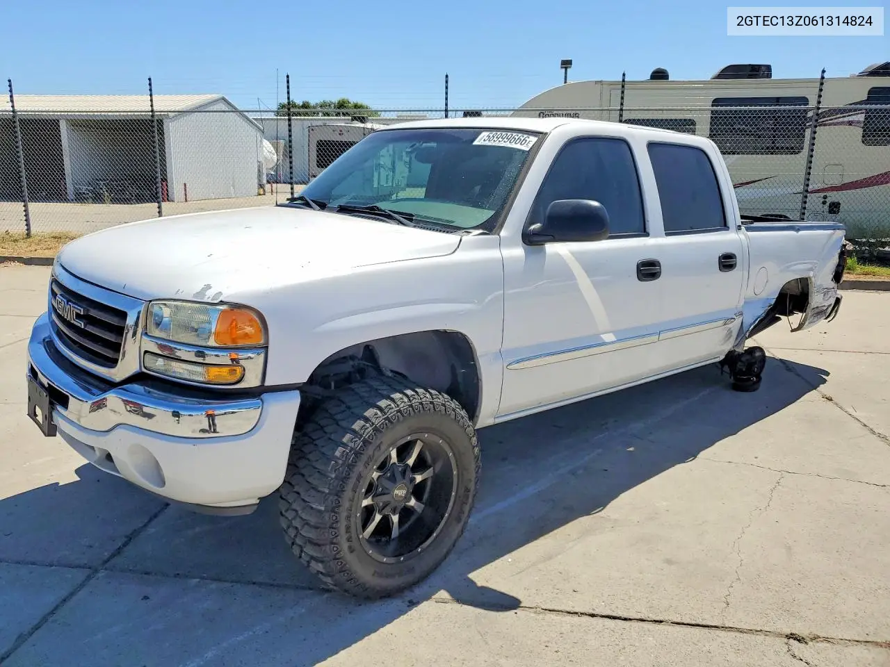 2006 GMC New Sierra C1500 VIN: 2GTEC13Z061314824 Lot: 58999666