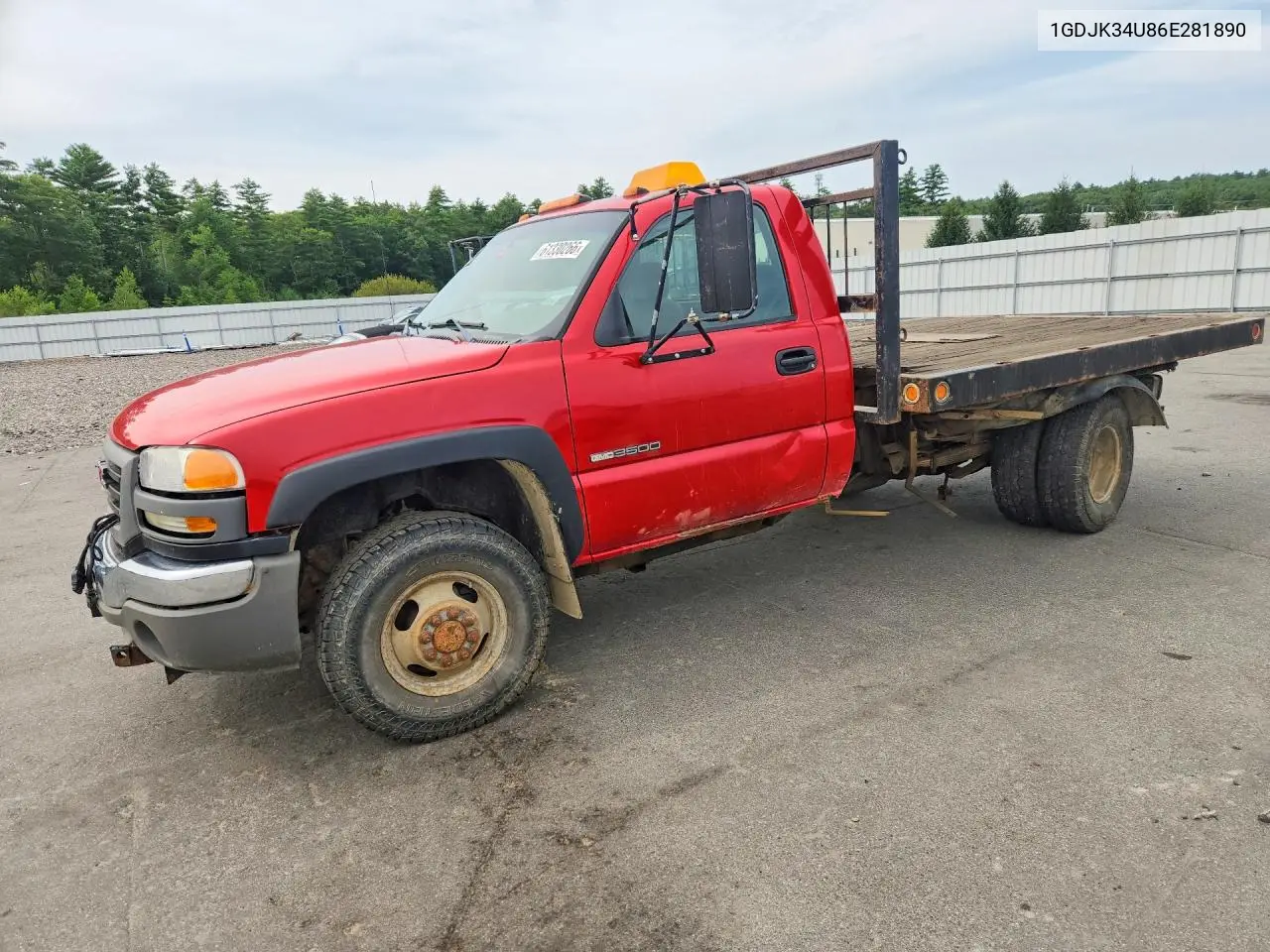 2006 GMC New Sierra K3500 VIN: 1GDJK34U86E281890 Lot: 61330266