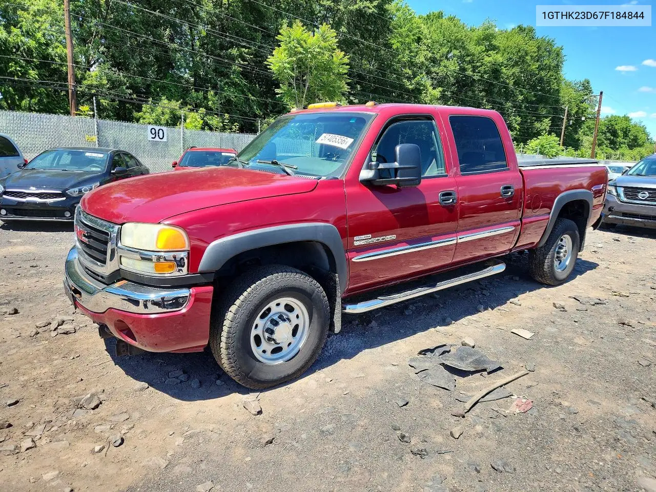 1GTHK23D67F184844 2007 GMC Sierra K2500 Heavy Duty