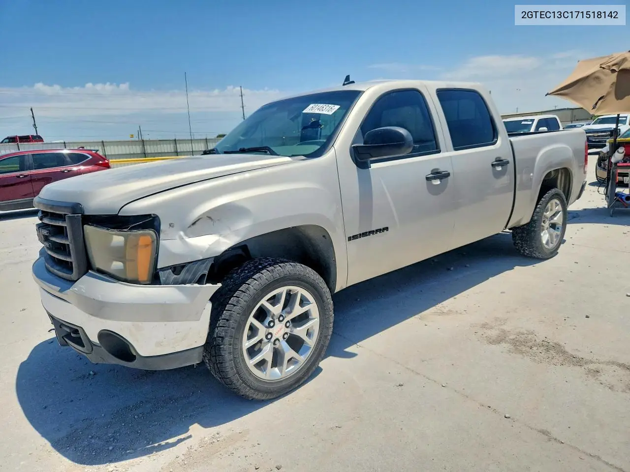 2007 GMC New Sierra C1500 VIN: 2GTEC13C171518142 Lot: 60146316