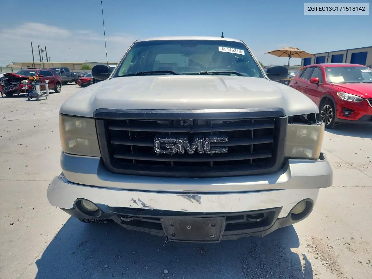 2007 GMC New Sierra C1500 VIN: 2GTEC13C171518142 Lot: 60146316