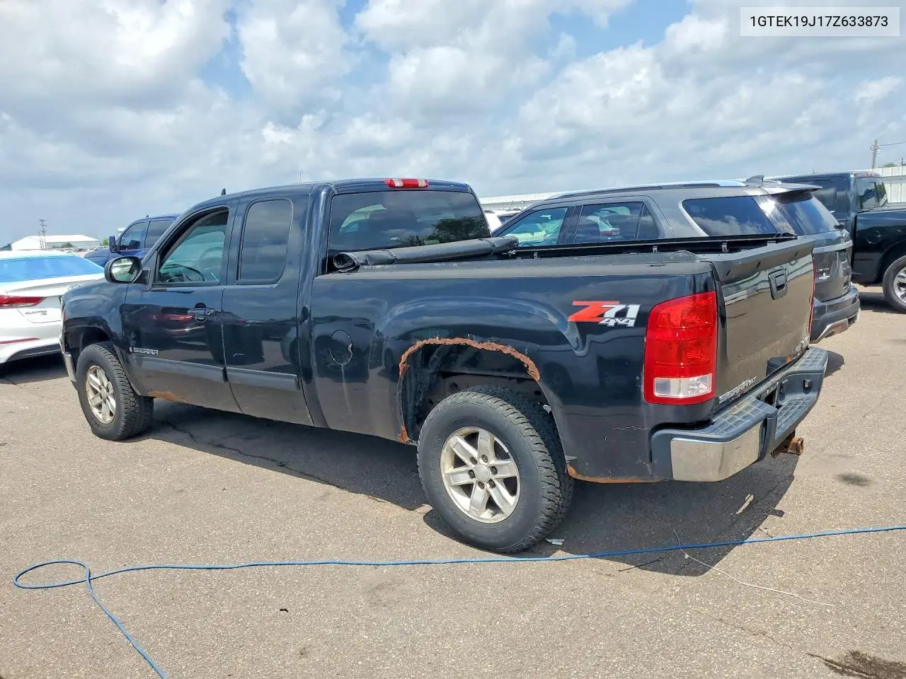2007 GMC New Sierra K1500 VIN: 1GTEK19J17Z633873 Lot: 60719466