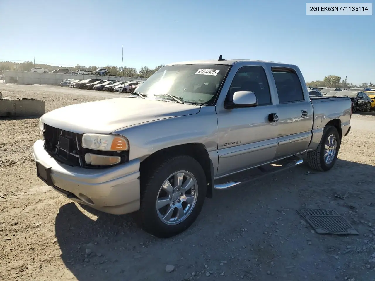 2GTEK63N771135114 2007 GMC Sierra K1500 Denali Classic