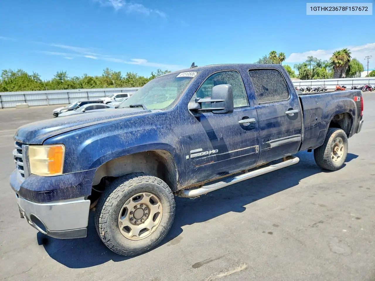 2008 GMC Sierra K2500 Heavy Duty VIN: 1GTHK23678F157672 Lot: 61510506