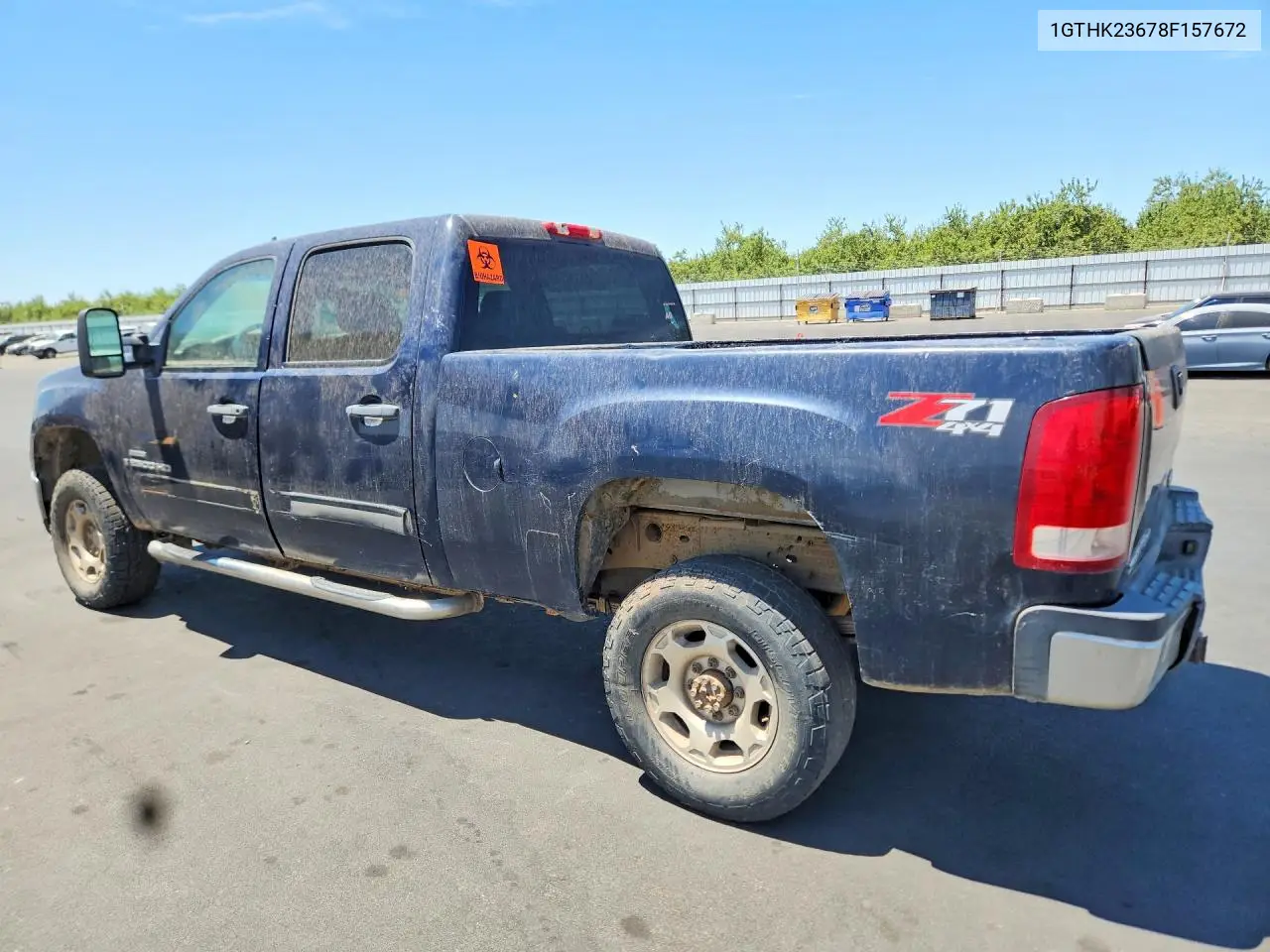 2008 GMC Sierra K2500 Heavy Duty VIN: 1GTHK23678F157672 Lot: 61510506